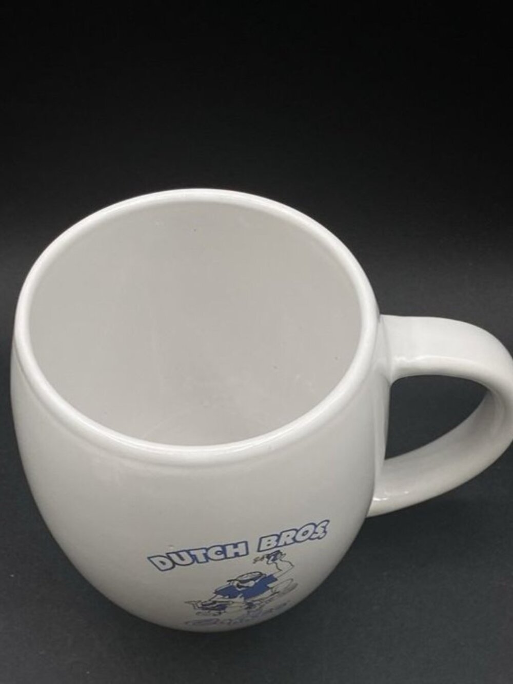 20th Anniversary Dutch Bros Coffee Large White Mug Keep on Kickin' Logo 2012 - Picture 7 of 9